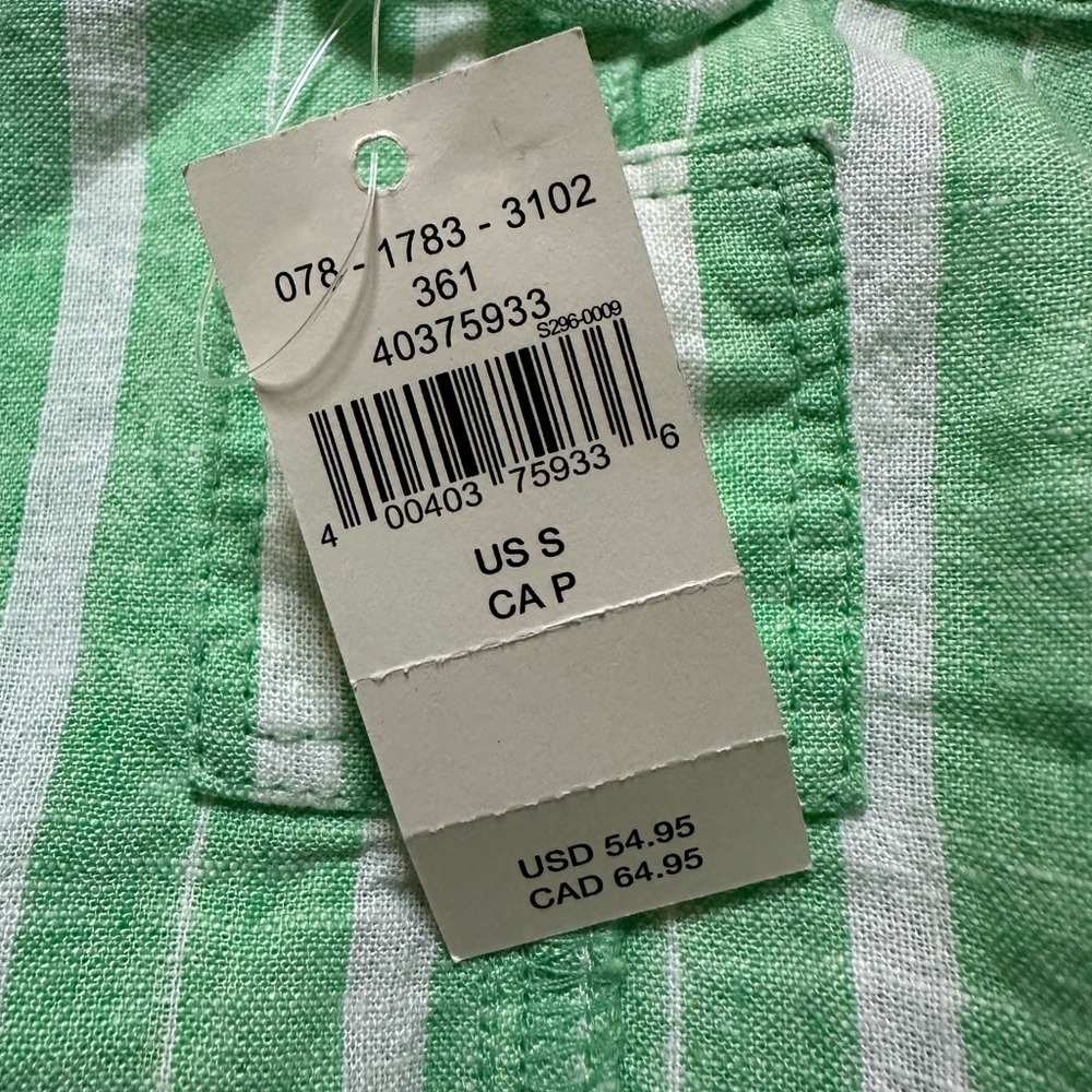 Aerie Pool To Party Linen Blend Coverup Shirt Size S - Picture 4 of 10